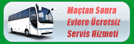 halı saha ücretsiz servis